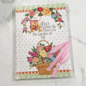 Mary & Co Journal M Engelbreit  4x6" Mothers Nurture Flowers Garden of Life  NEW